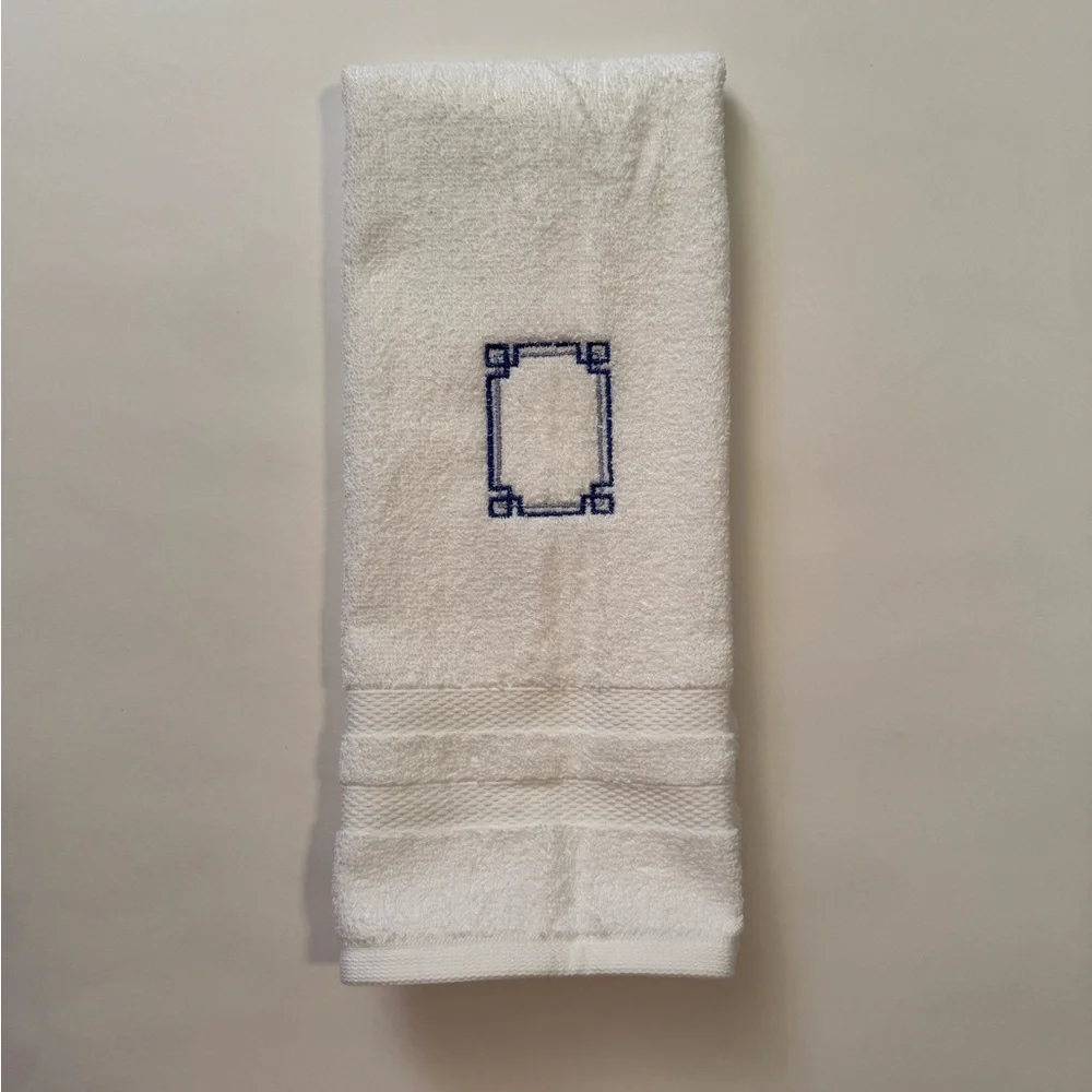 Mahjong Soap White Bath Hand Towel Mahj Decor Hostess Gift NEW Made to order